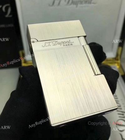 Retail and Wholesale replica Dupont Lighter Silver Brushed